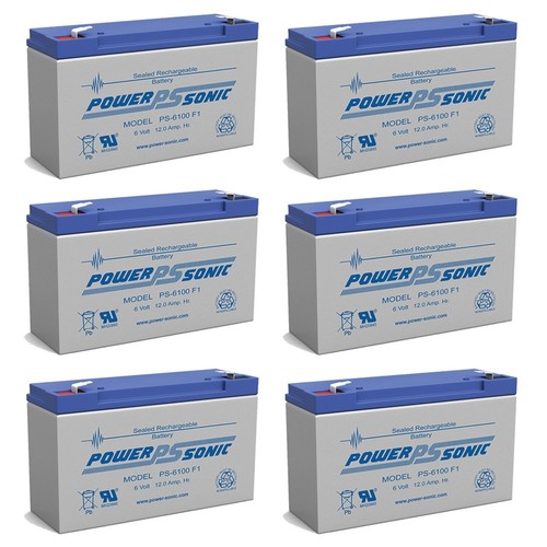 Power sonic 6100 12ah - ps-6100, 6v