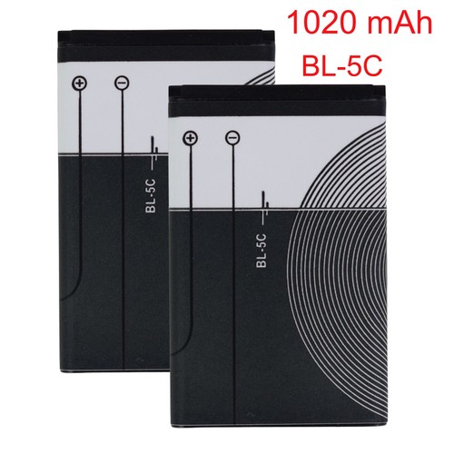 Pack 3 7v 1020mah - bl-5c,