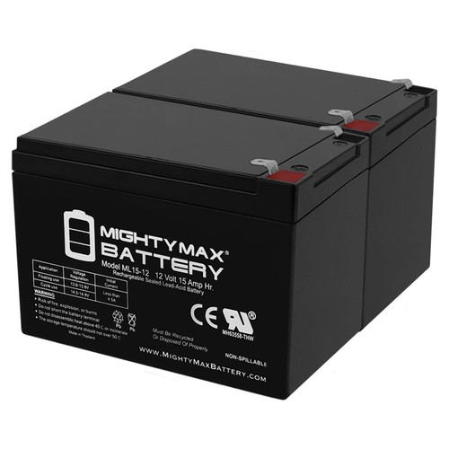 Mighty max 12v 15ah - max,