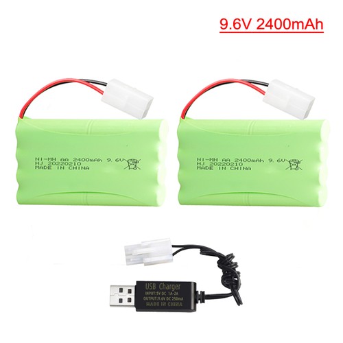 2pcs 2400mah 8aa nimh - 8aa,