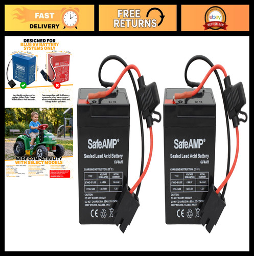 Pack replacement battery - 6v,