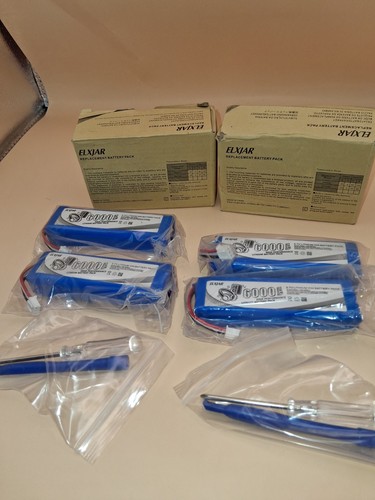 Elxjar 7v 6000mah - (4-pack), 3.7v
