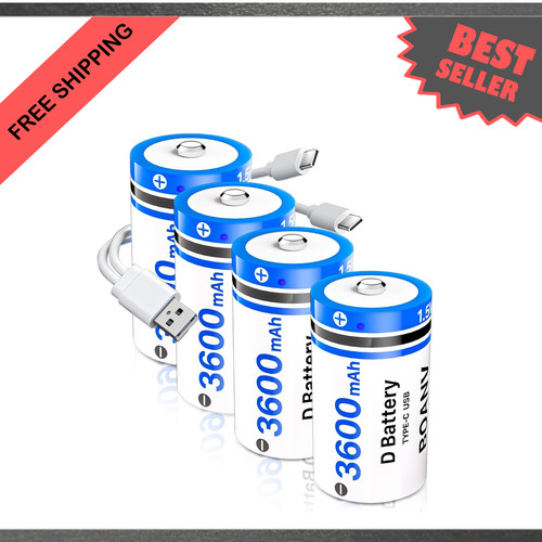 Rechargeable batteries - d,